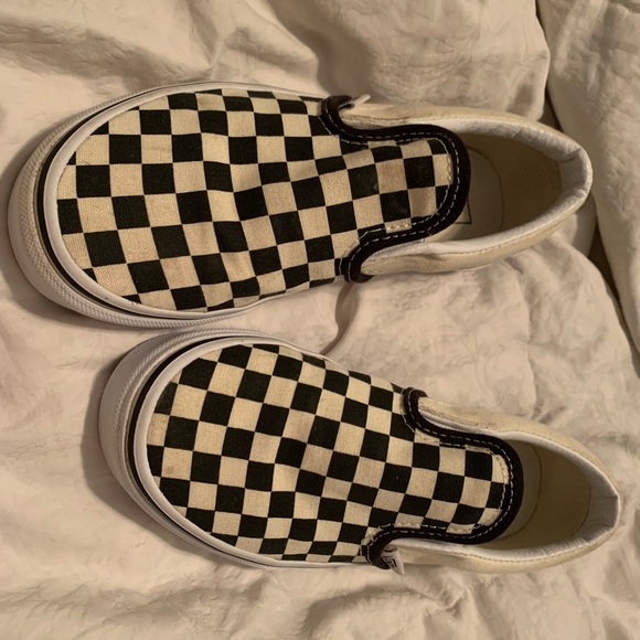 checkered vans size 2